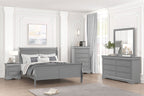 Commode de style transitionnel gris Louis Philippe, modèle FM7866GY-C de Furniture of America
