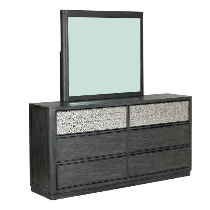 Furniture of America Sterling West Ash Gray Modern Contemporary Dresser Model FM79001ES-D