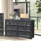 Furniture of America Hatton Cross Weathered Black Modern Classic Dresser Model FM79011BK-D