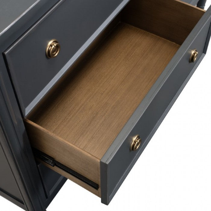 Furniture of America Altamira Malta Blue Modern French Dresser Model FM79012BL-D