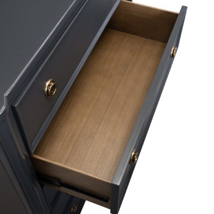 Furniture of America Altamira Malta Blue Modern French Dresser Model FM79012BL-D