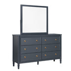 Furniture of America Altamira Malta Blue Modern French Dresser Model FM79012BL-D