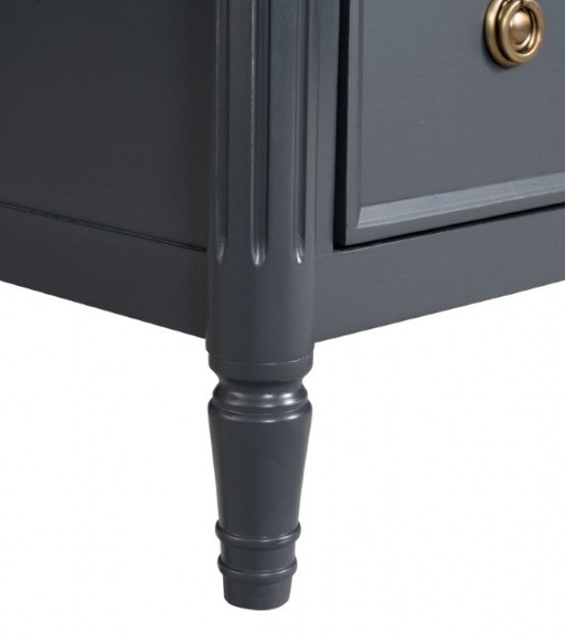 Commode française moderne Altamira bleu Malte de Furniture of America, modèle FM79012BL-C