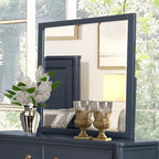 Miroir français moderne Altamira bleu Malte, modèle FM79012BL-M de Furniture of America