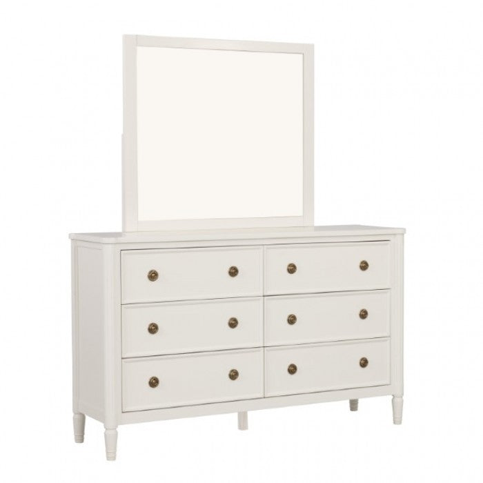 Furniture of America Altamira White Modern French Dresser Model FM79012WH-D