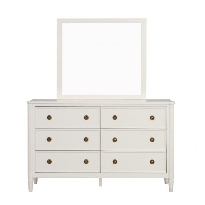 Furniture of America Altamira White Modern French Dresser Model FM79012WH-D