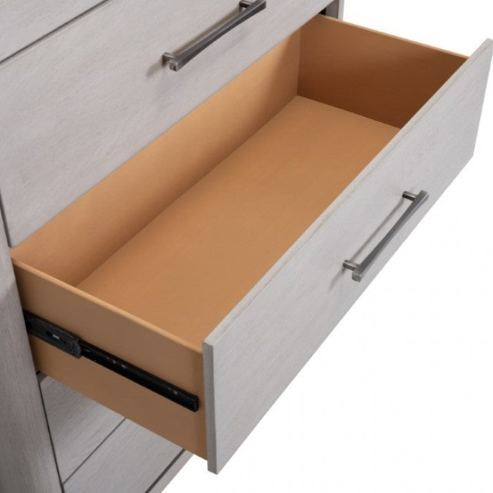 Commode moderne en chêne Fareham de Furniture of America, modèle FM79013AK-C