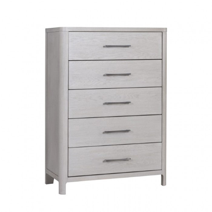 Commode moderne en chêne Fareham de Furniture of America, modèle FM79013AK-C