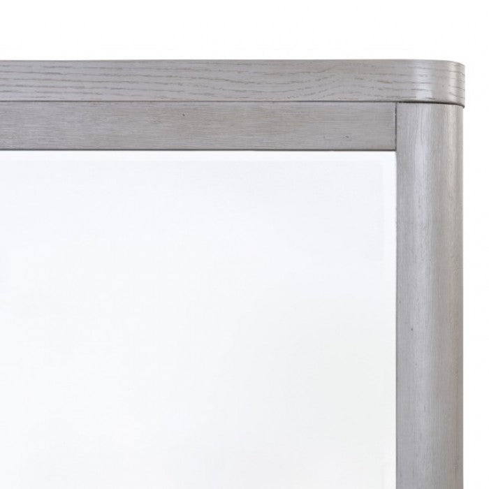 Miroir moderne en chêne Fareham de Furniture of America, modèle FM79013AK-M