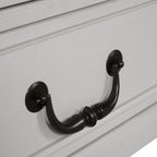 Furniture of America Hampstead White/Dark Brown Modern Farmhouse Dresser Model FM79014WH-D