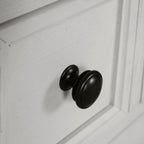 Furniture of America Hampstead White/Dark Brown Modern Farmhouse Dresser Model FM79014WH-D