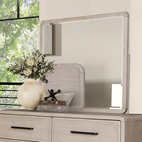 Miroir moderne gris Belize de Furniture of America, modèle FM79016AK-M