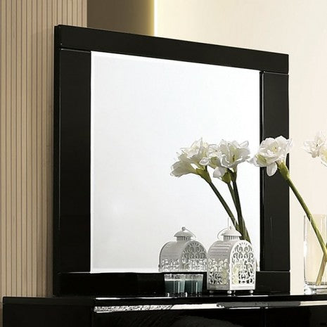 Miroir contemporain Carlie Black de Furniture of America, modèle FOA7039M