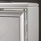 Commode contemporaine Emmeline White de Furniture of America, modèle FOA7147WH-C