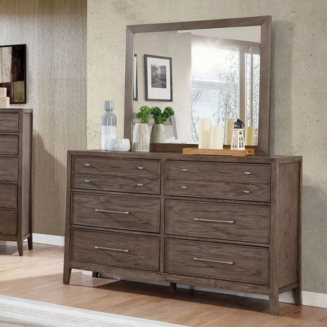 Furniture of America Tawana Warm Gray Transitional Dresser Model FOA7918D