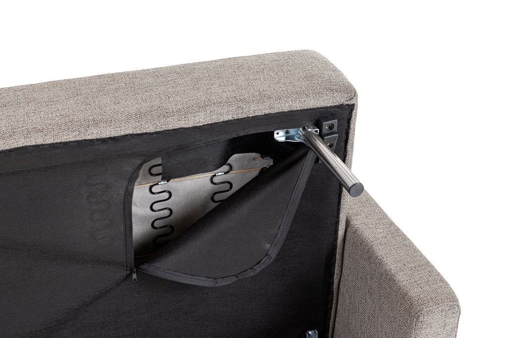 Divani Casa Fredonia Modern Grey Fabric Sofa Bed Model VGMB-1901-GRY