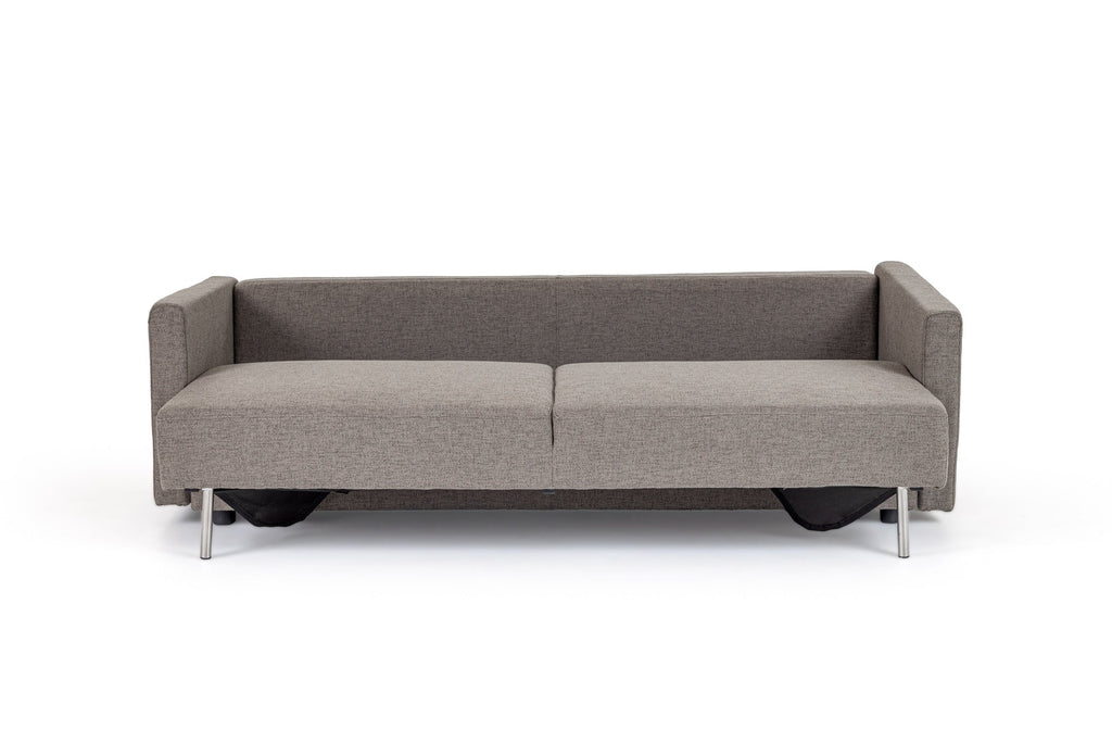 Divani Casa Fredonia Modern Grey Fabric Sofa Bed Model VGMB-1901-GRY