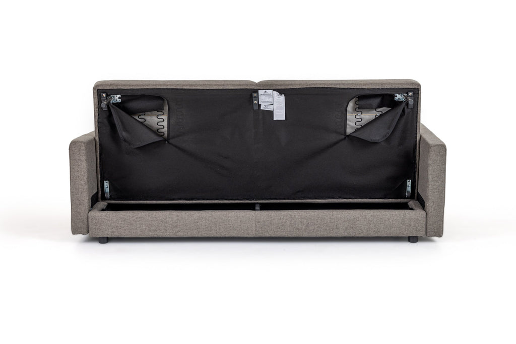 Divani Casa Fredonia Modern Grey Fabric Sofa Bed Model VGMB-1901-GRY