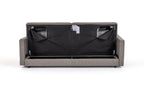 Divani Casa Fredonia Modern Grey Fabric Sofa Bed Model VGMB-1901-GRY