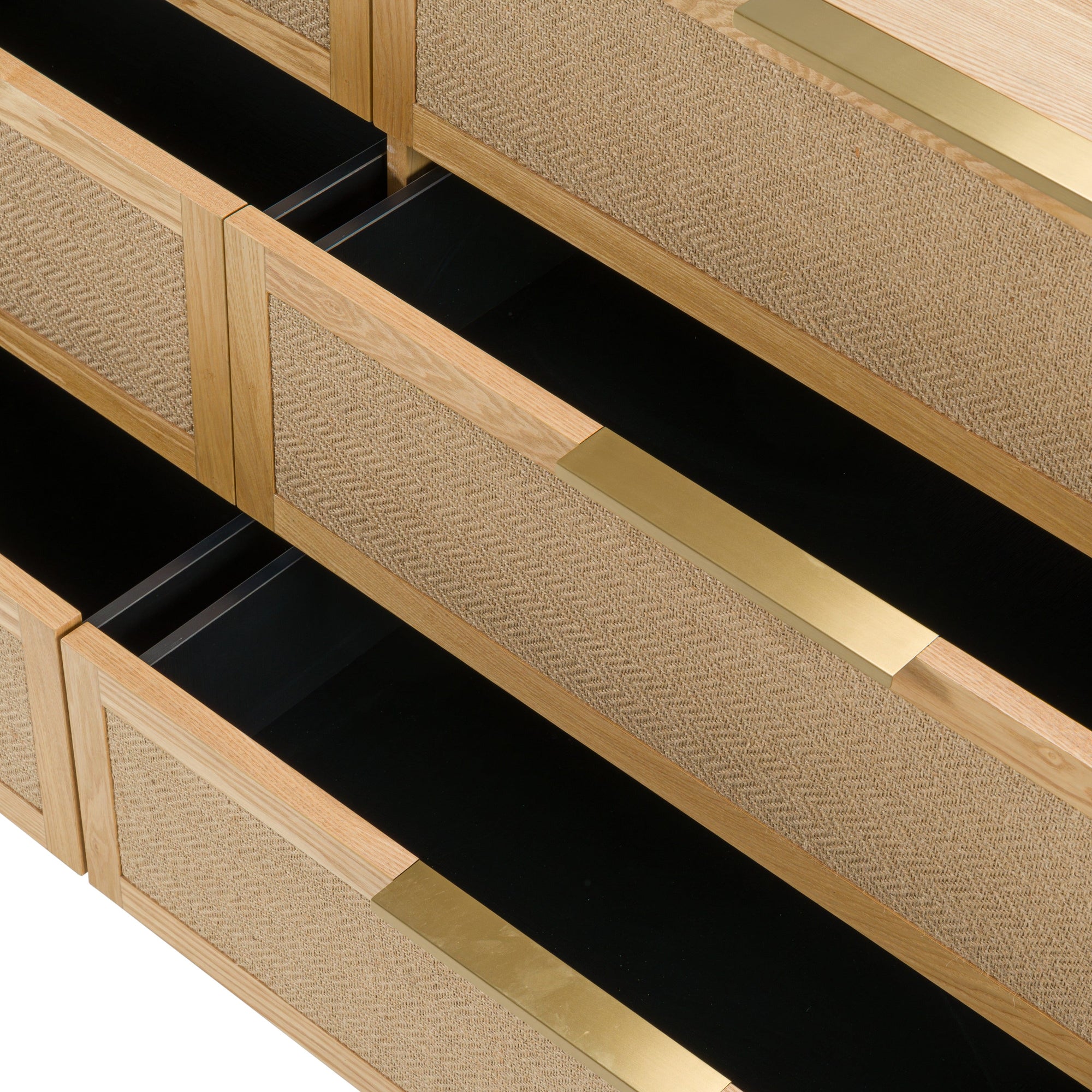 Modrest Gavin Modern Natural Ash & Rattan Dresser Model VGVC-J2411-D-NAT