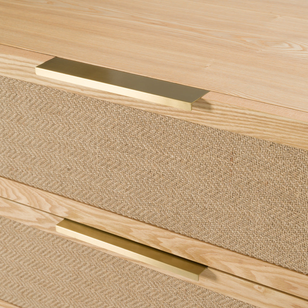 Modrest Gavin Modern Natural Ash & Rattan Dresser Model VGVC-J2411-D-NAT