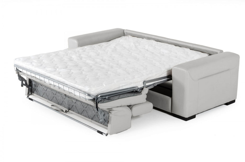 Lamod Italia Icon Modern Italian Grey Leather Sofa Bed Model VGCCICON-GREY-9