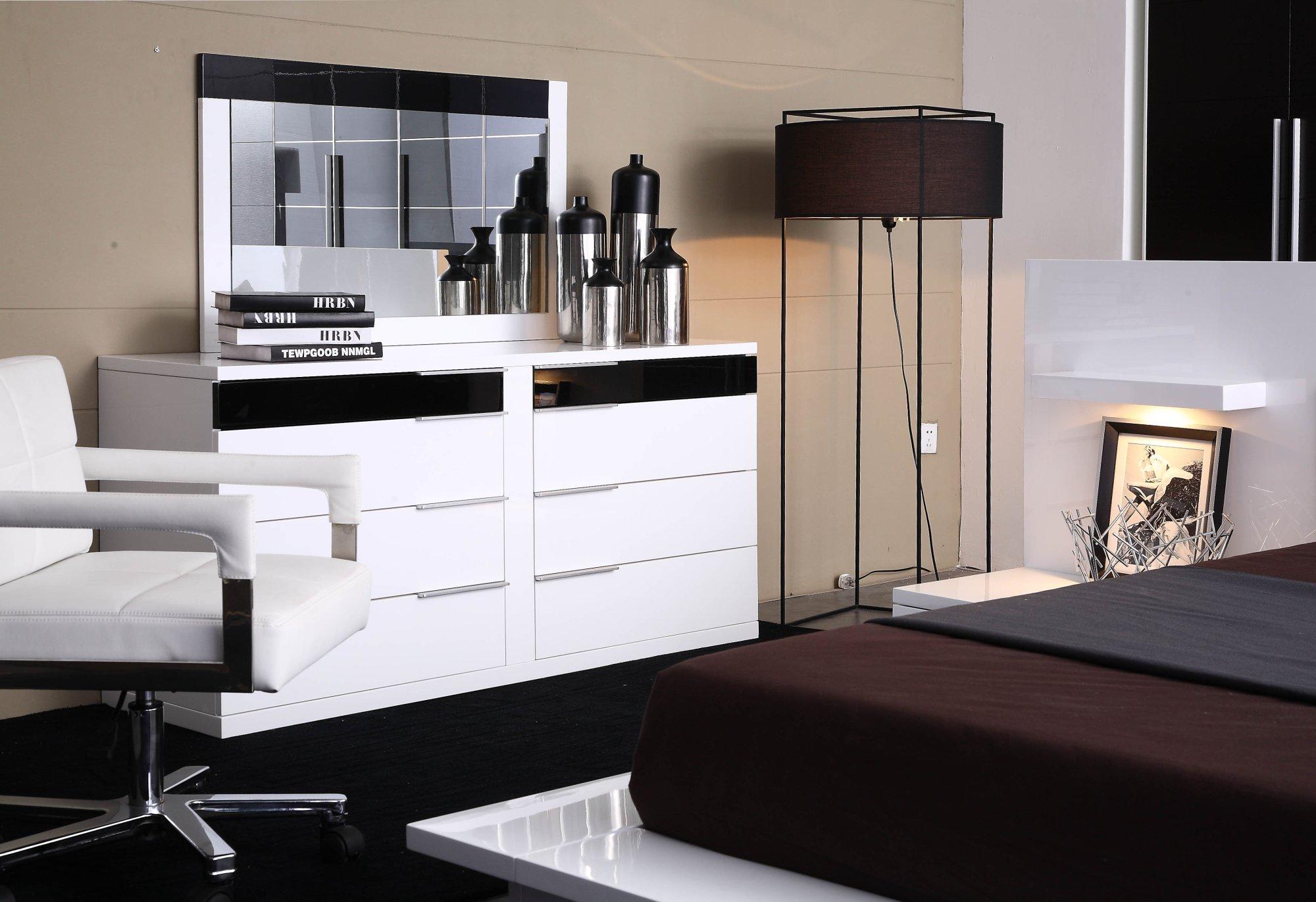 Modrest Impera Bedroom White Dresser Model VGWCIMPERA-DR