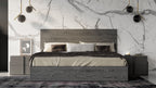 Nova Domus Lucia Italian Modern Matte Grey  |  Elm Grey Bedroom Set Model VGACLUCIA-SET