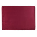 Lit moderne Eastern King Modrest Janet en velours rouge et or, modèle VGVC-BD1820-BED-EK