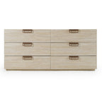 Lamod Italia Lago Modern Faux Travertine Dresser Model VGAC-LAGO-DRS