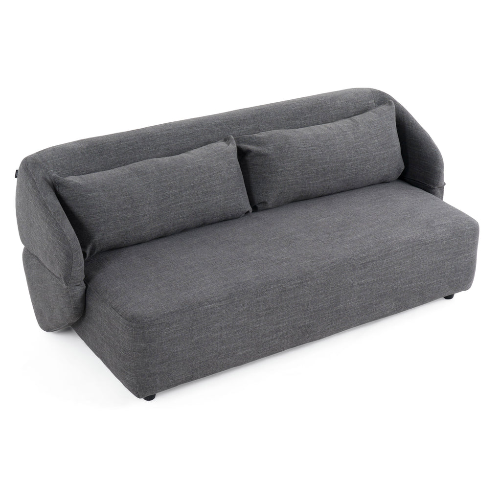Divani Casa Lerner Modern Dark Grey Fabric Sofa Bed Model VGKK-KF.8130-SLATE