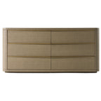 Modrest Lois Modern Beige Shagreen & Brass Dresser Model VGVC-J2408-D