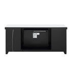 ACME Noralie Mirrored & Faux Diamonds TV Stand with Fireplace & LED Model LV00315