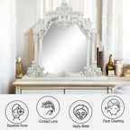 ACME Vanaheim Antique White Mirror Model LV00807