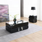 ACME Drisana Black Mirrored Coffee Table Model LV03865