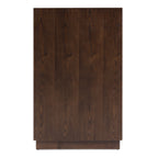 Modrest Manhattan Contemporary Brown Oak And Gold Dresser  Model VGMA-BR-127-DRS-CRY