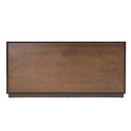Modrest Manhattan Contemporary Brown Oak And Gold Dresser  Model VGMA-BR-127-DRS-CRY