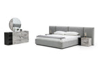 Nova Domus Maranello Modern Grey Bed Set Model VGMABR-121-GRY-BED-SET