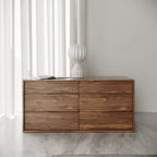 Modrest Amberlie Modern Walnut Dresser Model VGMABR-96-WAL-DRS