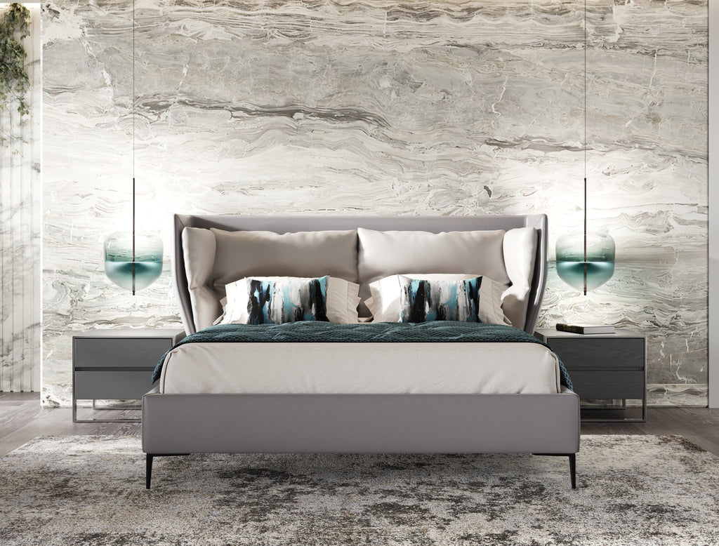 Modrest Jolene Modern Grey Bedroom Set Model VGBBMA2013-SET-EK