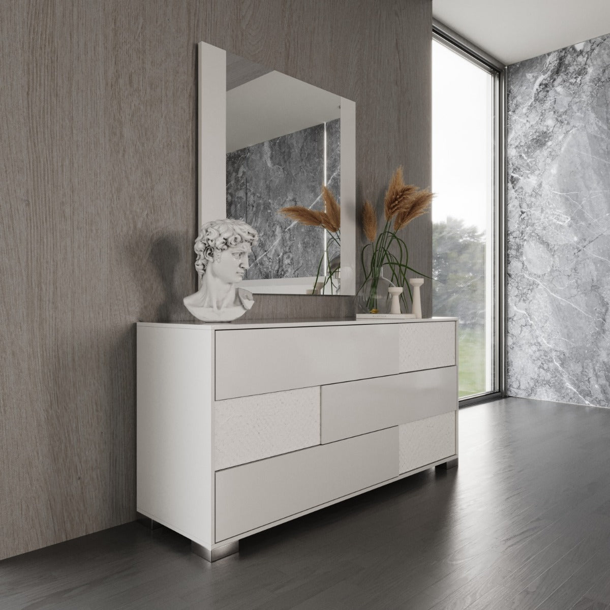 Modrest Monza Italian Modern White Dresser Model VGACMONZA-DSR