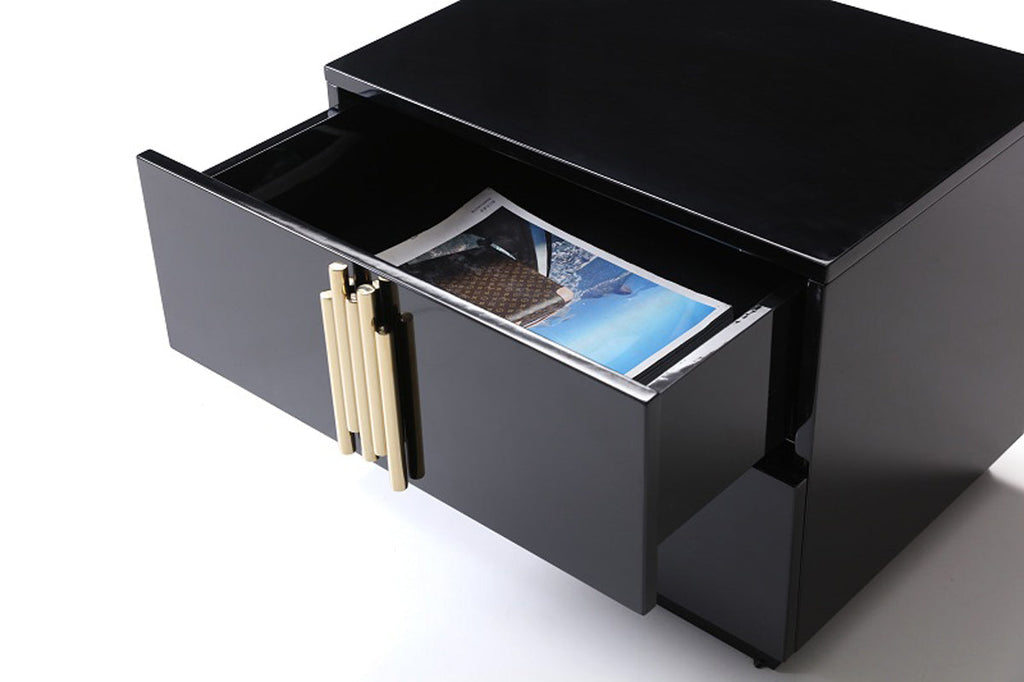 Modrest Token Modern Black & Gold Bedroom Set Model VGVCBD815-SET