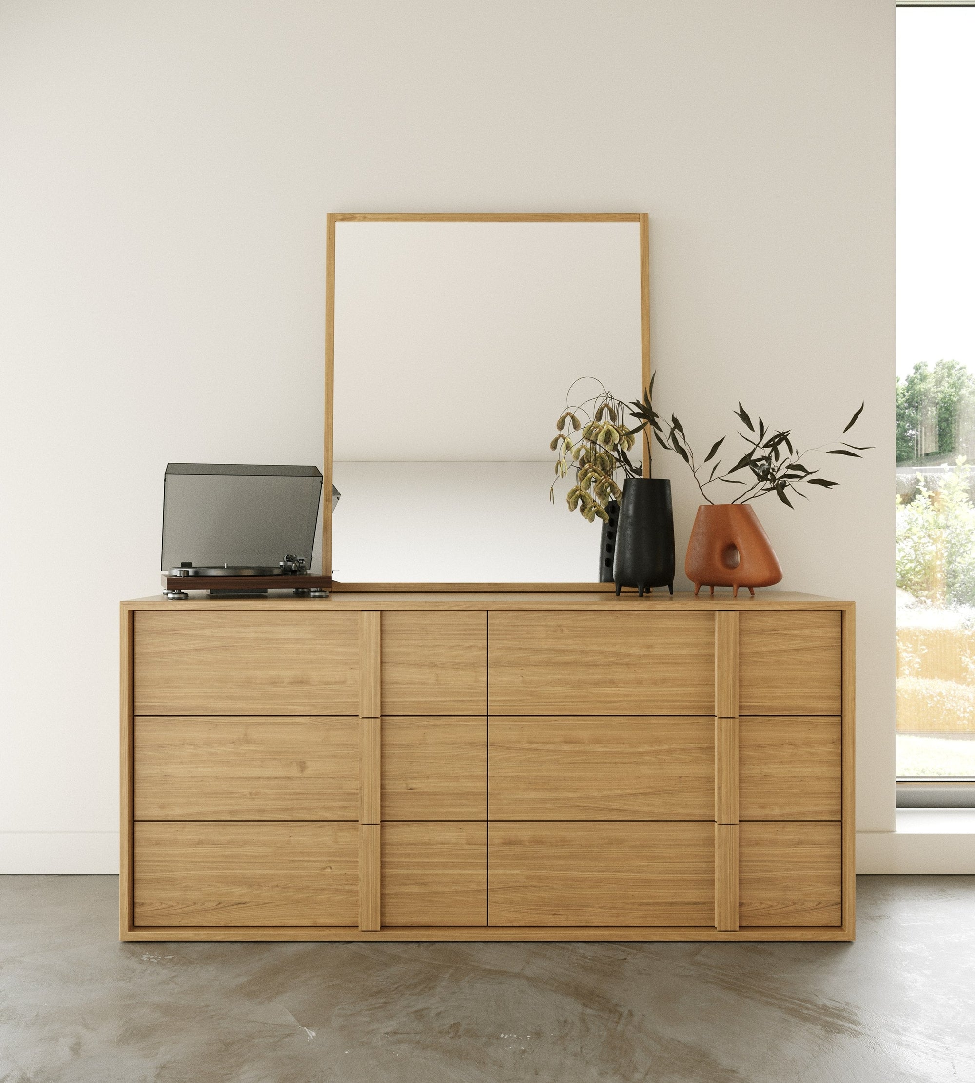 Nova Domus Berlin Modern Natural Oak Bedroom Set Model VGMA-BR-92-SET-NAT