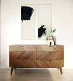 Nova Domus Kamela Modern Walnut Dresser Model VGMA-BR-128-DR