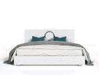 A&X Ovidius & Victoria Modern White Crocodile Lacquer Bedroom Set Model VGUN-OVIDVICT-SET-WHT