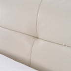 Lit California King Modrest Patrick moderne en cuir gris clair, modèle VGKKB-75-GRY-BED-CK