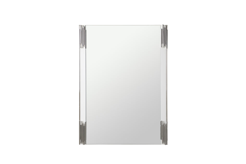 Modrest Token Modern White & Stainless Steel Bedroom Set Model VGVCBD815-SET-WHT