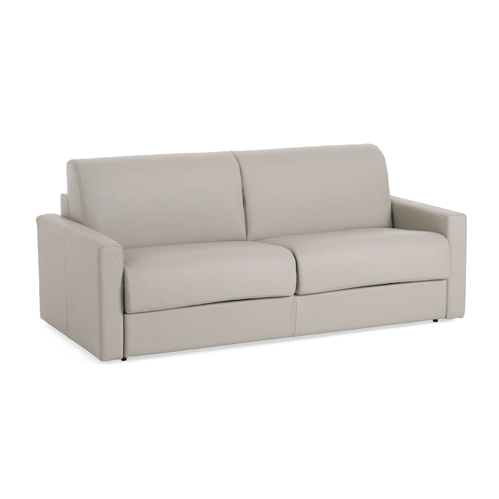Lamod Italia Revers Italian Modern Grey Leather Queen Sofabed Model VGDTREVERS-160-CENERE