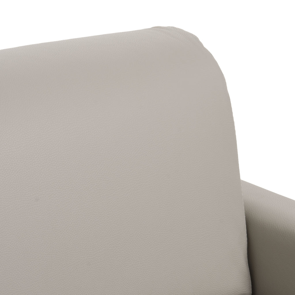 Lamod Italia Revers Italian Modern Grey Leather Queen Sofabed Model VGDTREVERS-160-CENERE