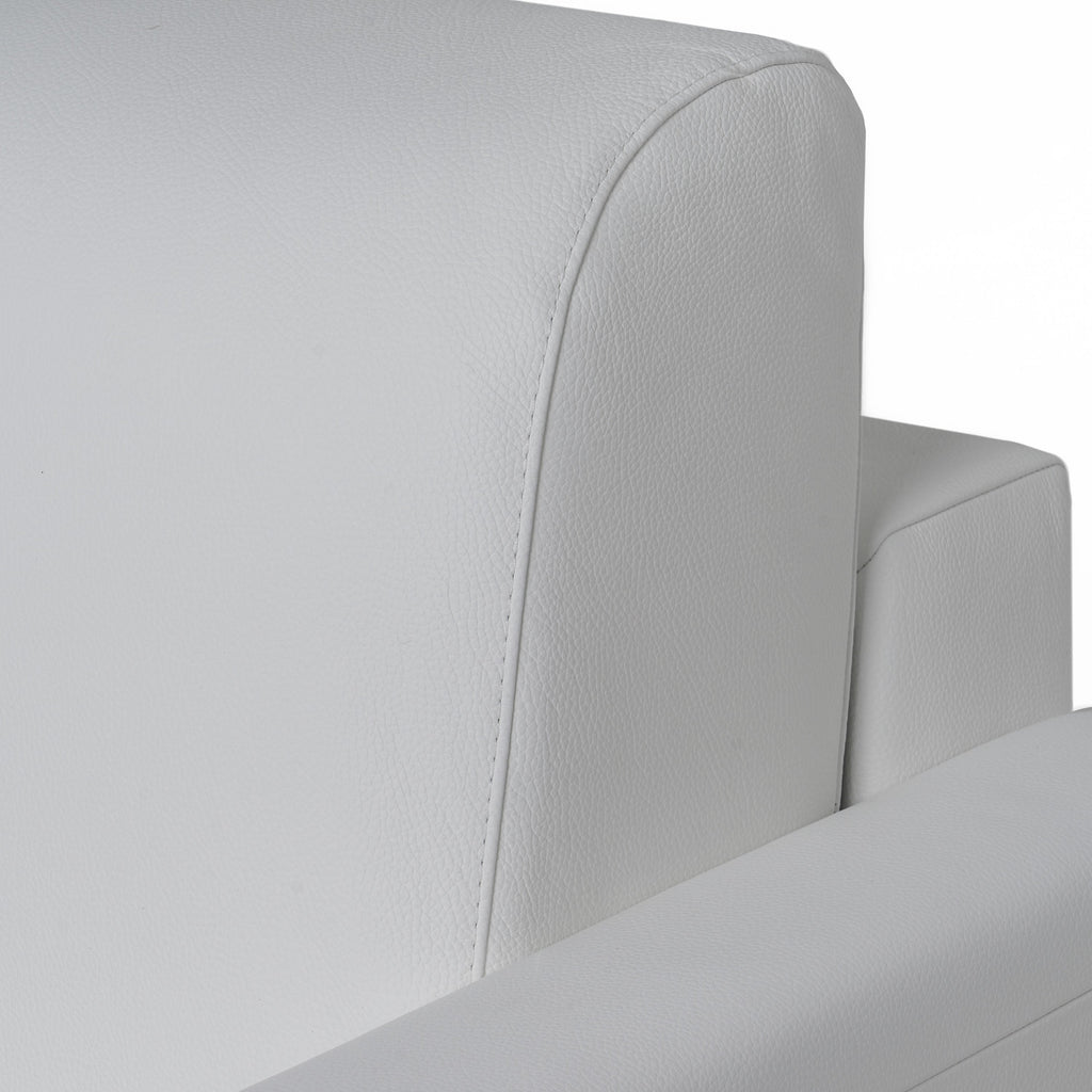 Lamod Italia Revers Italian Modern White Leather Queen Sofabed Model VGDTREVERS-160-wHITE
